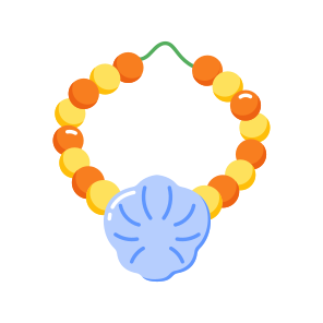 Shell Necklace, Jewellery, Fashion, Neckwear, Apparel icon