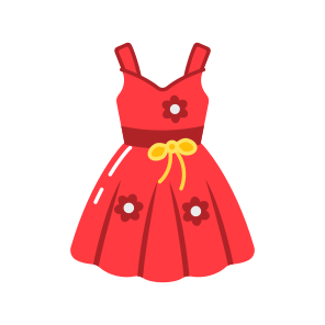 Summer Dress, Frock, Attire, Clothing, Apparel icon