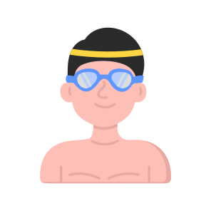 Swimming Goggles, Glasses, Eyewear, Protection, Recreation icon