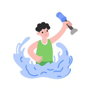 Water Splashes, Activity, Adventure, Recreation, Leisure icon