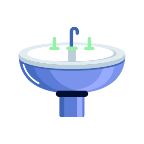 Bathroom Sink, Faucet, Basin, Fixture, Vanity icon