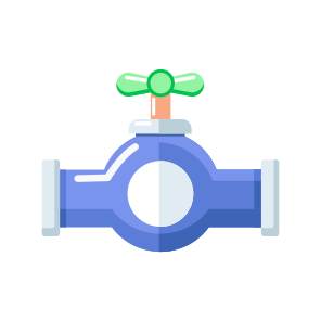 Control Valve, Actuator, Faucet, Tap, Fixture icon