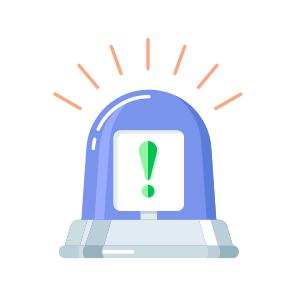 Emergency Alarm, Alert, Siren, Warning, Buzzer, icon