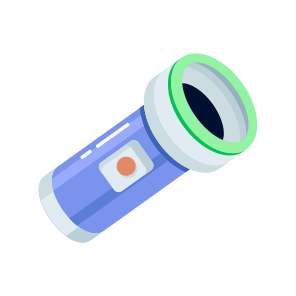 Flashlight, Illumination, Light, Headlamp, Torch icon