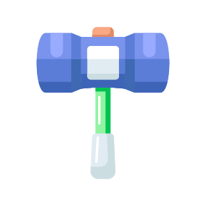 Hammer, Sledge, Forge, Smasher, Tool icon