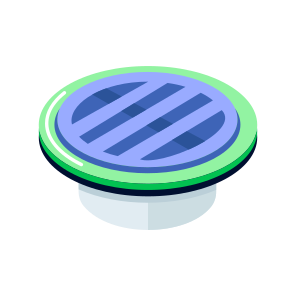 Overflow Grating, Drainage, Safety, Barrier, Tool icon