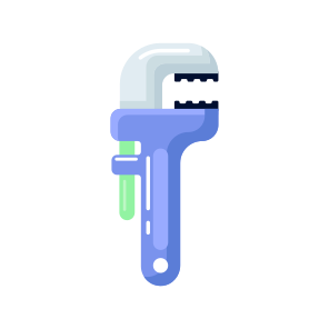 Pipe Wrench, Spanner, Ratchet, Fastener, Handheld, icon