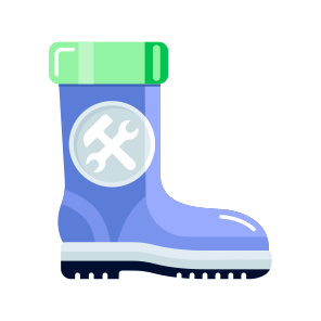 Plumber Boot, Shoe, Footwear, Accessory, Wearable icon
