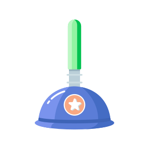 Plunger, Suction, Unclogger, Maintenance, Fixture icon