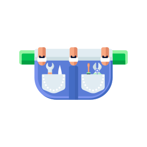 Tool Belt, Strap, Harness, Accessory, Wearable icon