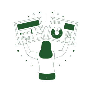 Comparative Analysis, Statistician, Competitor Analysis, Metrics, Researcher icon