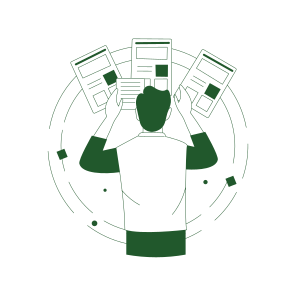 Document Research, Paperwork, Reporting, Checking, Interface icon