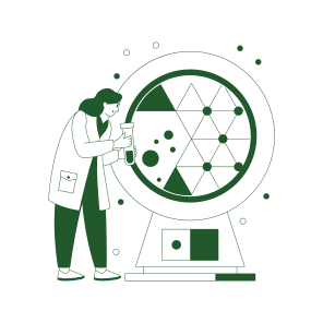 Lab Research, Experiment, Working, Analysis, Expert icon