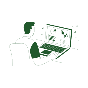 Online Analysis, Survey, Reviewing, Researcher, Employee icon