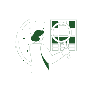 Quality Inspection, Checking, Audit, Reviewing, Researcher icon