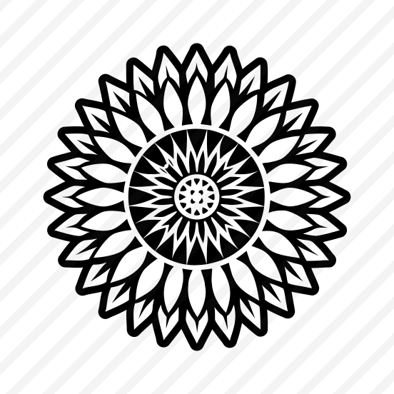 Botanical Flower, Sunflower, Helianthus, Nature, Floral,,vector preview