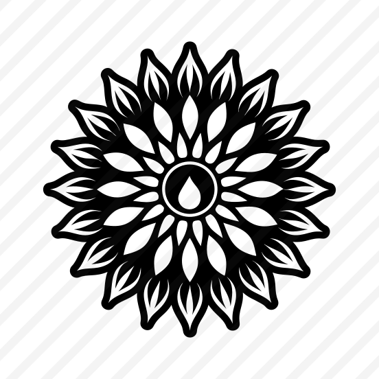 Floral Logo, Sunflower, Helianthus, Flower, Nature,,icons preview