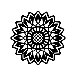 Floral Symbol, Sunflower, Helianthus, Flower, Nature, icon