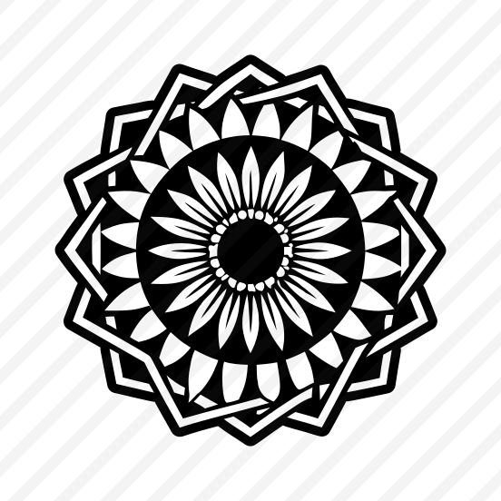Floral Symbol, Sunflower, Helianthus, Flower, Nature,,vector preview