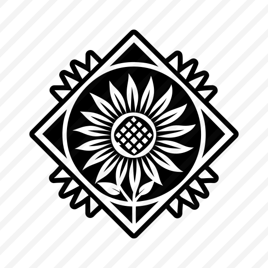 Flower Logo, Sunflower, Helianthus, Nature, Floral, preview