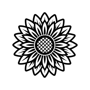 Flower Logo, Sunflower, Helianthus, Nature, Floral,,vector icon