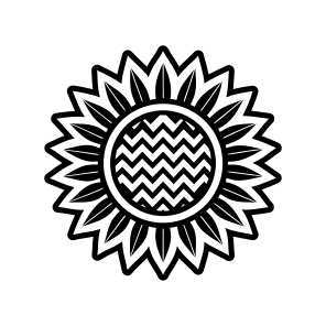 Flower, Sunflower, Helianthus, Nature, Floral,,vector icon
