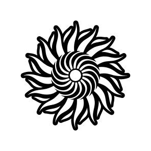 Flower Symbol, Sunflower, Helianthus, Nature, Floral,,vector icon