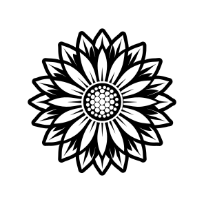 Garden Flower, Sunflower, Helianthus, Floral, Nature,,icons icon