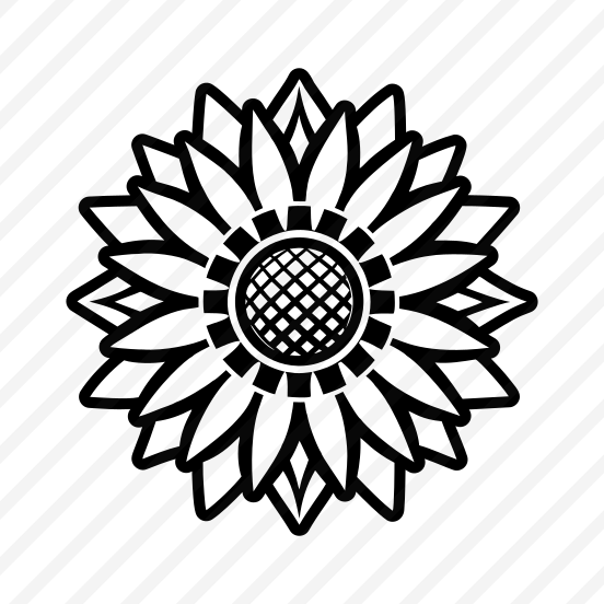 Girasol Symbol, Sunflower, Helianthus, Flower, Nature,,icons preview