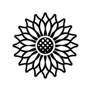 Girasol Symbol, Sunflower, Helianthus, Flower, Nature,,vector icon