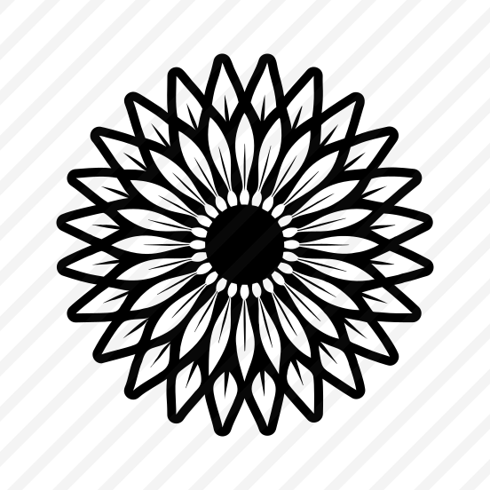 Sunflower, Helianthus, Flower, Nature, Floral,,simple Icon preview