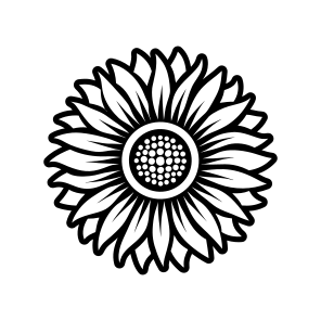 Sunflower, Helianthus Symbol, Flower, Nature, Floral,,vector icon
