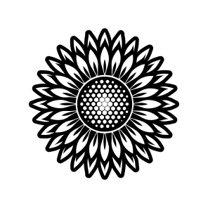 Sunflower Logo, Helianthus, Flower, Nature, Floral,,icons icon