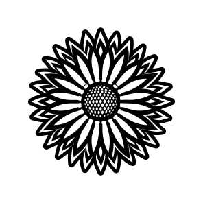 Sunflower Symbol, Helianthus, Flower, Nature, Floral, icon