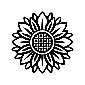 Sunflower Symbol, Helianthus, Flower, Nature, Floral,,icons icon