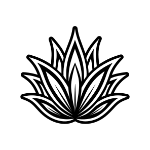 Plant Symbol, Nature, Sabila, Plant, Leaf,,simple Icon icon