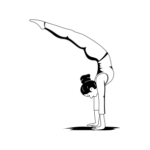 Balancing, Stability, Asanas, Yoga, Fitness, icon