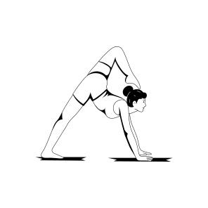 Gymnastic Pose, Aerobics, Yoga, Fitness, Workout, icon