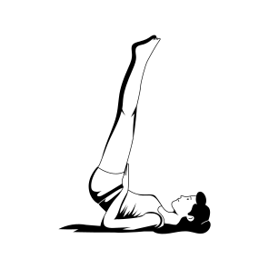 Legs Up, Inversion, Asanas, Yoga, Fitness, icon