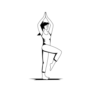 One Legged, Eka, Yoga, Fitness, Workout, icon