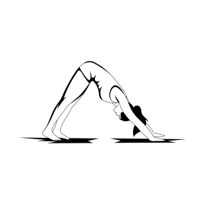 Pyramid Pose, Parsvottanasana, Yoga, Fitness, Workout, icon