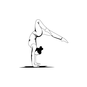 Side Crow, Fitness, Yoga, Workout, Exercise, icon