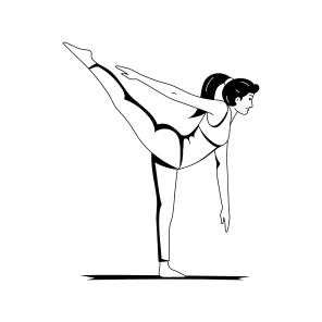 Standing Balancing, Workout, Yoga, Fitness, Exercise, icon