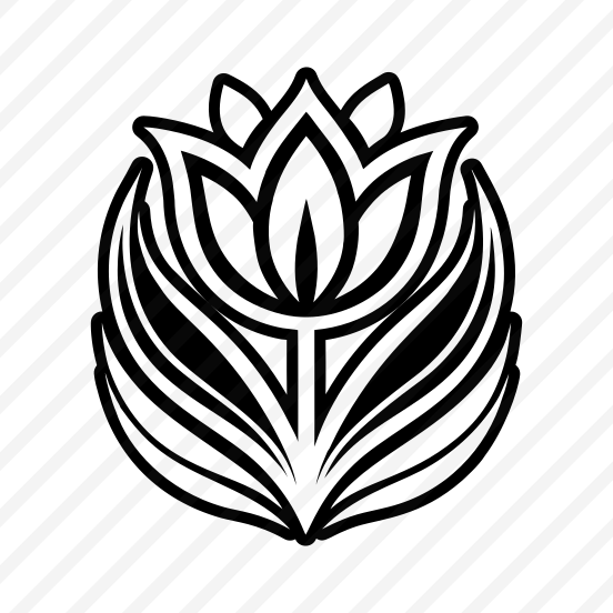 Flower Logo, Tulip, Nature, Floral, Plant,,flat preview