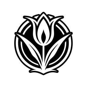 Flower Logo, Tulip, Nature, Floral, Plant,,icons icon