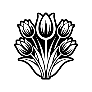 Nature Logo, Flower, Nature, Tulip, Plant,,flat icon
