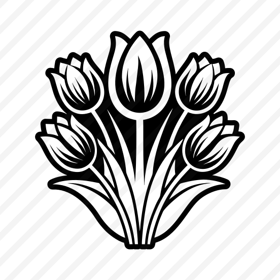 Nature Logo, Flower, Nature, Tulip, Plant,,flat preview