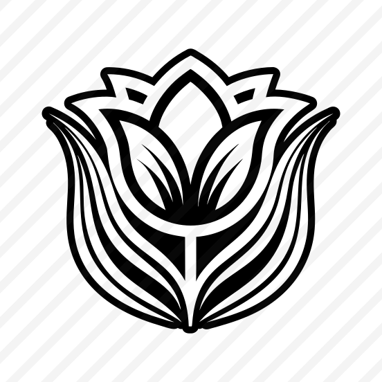 Tulip Logo, Flower, Nature, Floral, Plant,,icons preview