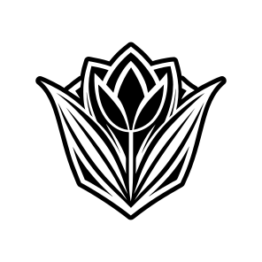 Tulip Logo, Flower, Nature, Floral, Plant,,simple Icon icon