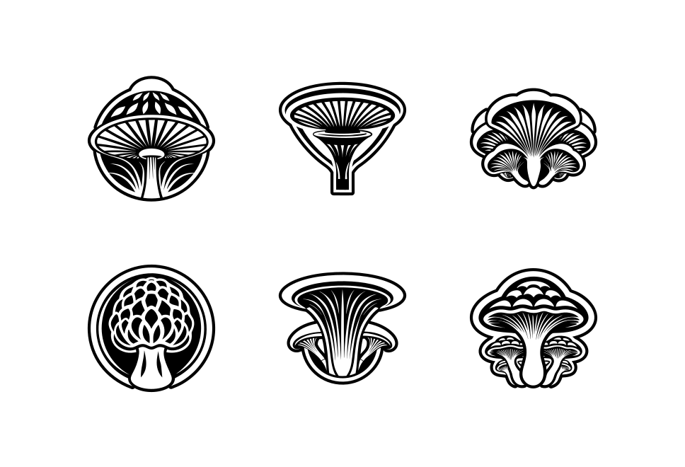 Mushroom Logo Art Set Large Set Preview